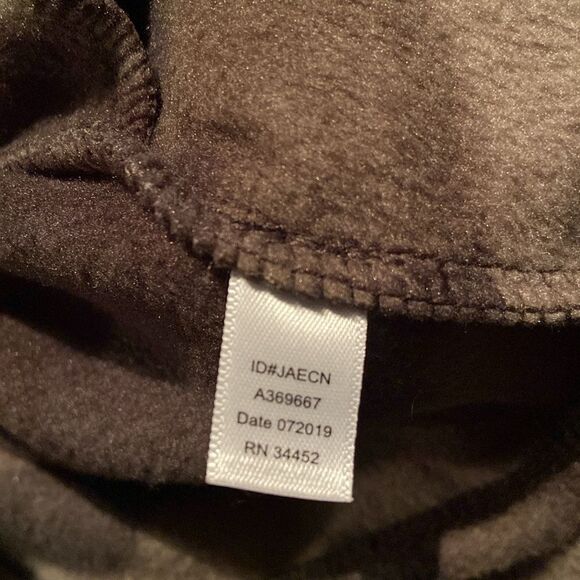 Cuddle Duds fleece wear with stretch Camouflage Button-Up Jacket Large - Picture 9 of 11